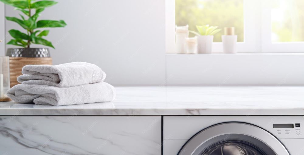 Laundry stone benchtop